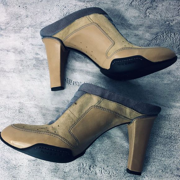 Cole Haan G Series Heeled Mules Clogs Size 8B - Picture 7 of 10